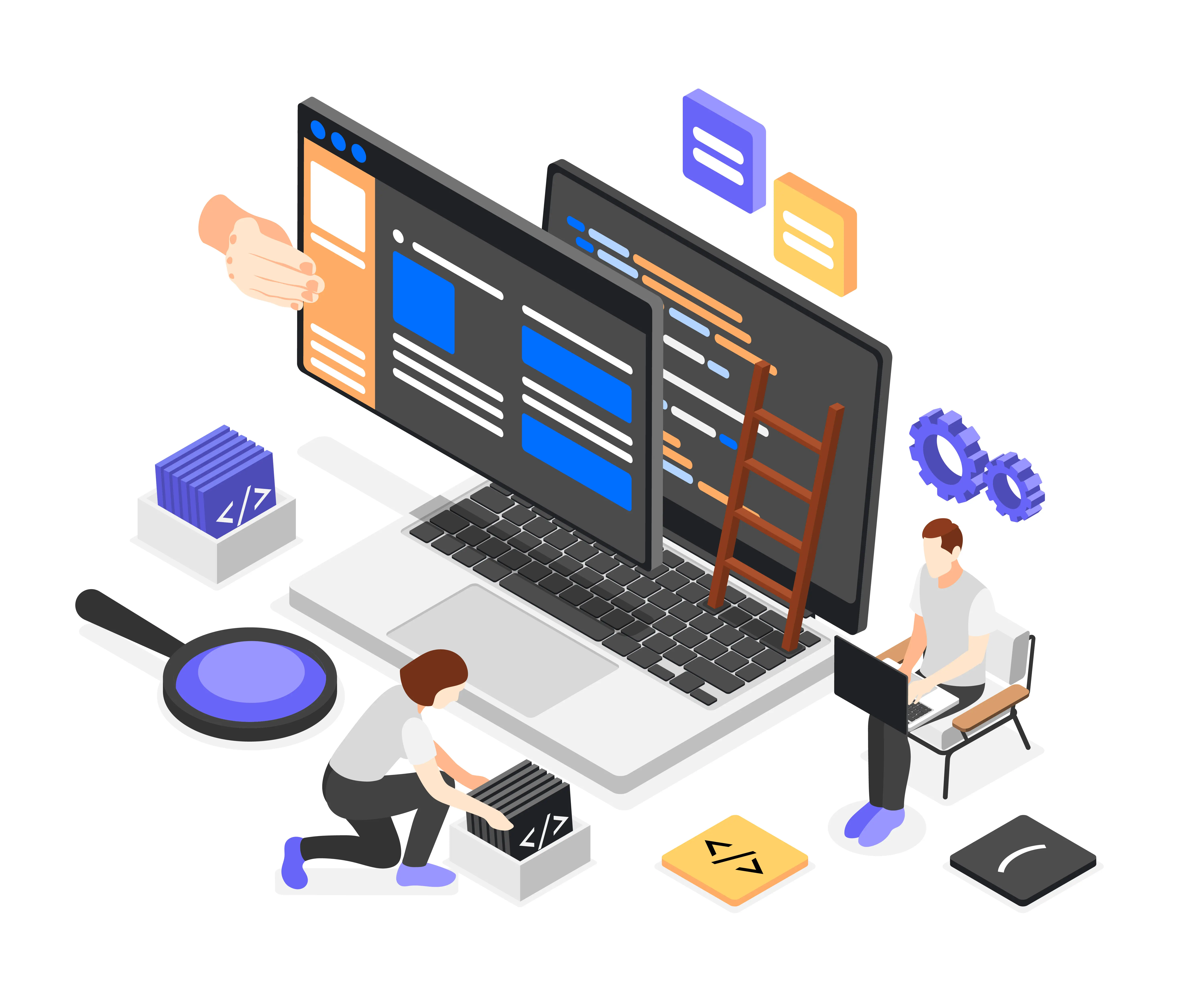 Building a website without coding